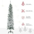 thumbnail image 4 of HOMCOM 6' Artificial Christmas Tree with Realistic Branches Green, 4 of 9