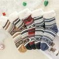thumbnail image 5 of 1 Pair Mens Slipper Socks: Syphoria Fuzzy Socks Cozy Warm House Socks Indoor Thermal Socks, Non Slip Plush Fleece Socks Size 9-12, 5 of 7
