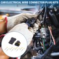 thumbnail image 2 of Unique Bargains 4 Pin Car Electrical Wire Connector Plug Kits Male Female Cable Terminal Housing for Car 1set 1.5 Series, 2 of 6
