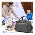 thumbnail image 2 of Pañaleras Mochila De Bebe Moderna Pañalera Multiusos Viaje Malubero Gris, 2 of 3