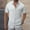 White, variant on Men'S Casual Shirt, Short Sleeve Button Down, Loose Fit Polyester Top for Daily Wear