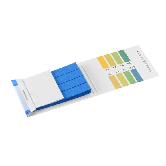 Unique Bargains PH Test Strips 3.8-5.4 Indicator Paper Lab Litmus Tester 80in1 Kit Water Food Pool Aquarium Testing Alkaline Acid