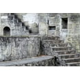 thumbnail image 2 of Jaynes Gallery 18x13 Black Ornate Wood Framed with Double Matting Museum Art Print Titled - Washington State-Port Townsend Concrete steps and walls of fort, 2 of 4
