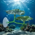 thumbnail image 5 of Clearance! Zguuel Fish Tank Decoration Artificial Aquarium Plants Resting Leaves 4 Realistic Aquarium Leaves 5.12 Inches Rest Bed Tank Sleeping Hiding For Breeding Playing Aquarium, 5 of 5