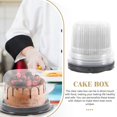 thumbnail image 2 of 20Pcs Cake Packing Box Round Cake Box Baked Dessert Packing Box Transparent Cake Wrapping Box, 2 of 4