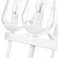 thumbnail image 4 of Frances Transitional White 6 Light Chandelier with Clear Shade, 4 of 5