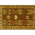 thumbnail image 1 of Ahgly Company Indoor Rectangle Persian Yellow Traditional Area Rugs, 6' x 9', 1 of 4