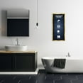thumbnail image 2 of Stupell Industries Laundry Room Icons Rustic Blue Typography Painting Gold Floater Framed Canvas Art Print Wall Art, 15 x 31, 2 of 9