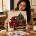 thumbnail image 4 of DIY Christmas Pearl Diamond Painting Art Kit, 3D Pearl Beads Art Craft for Adults Beginners, Holiday Diamond Painting Wall Decor with Frame, Multiple Sizes Available, 4 of 6