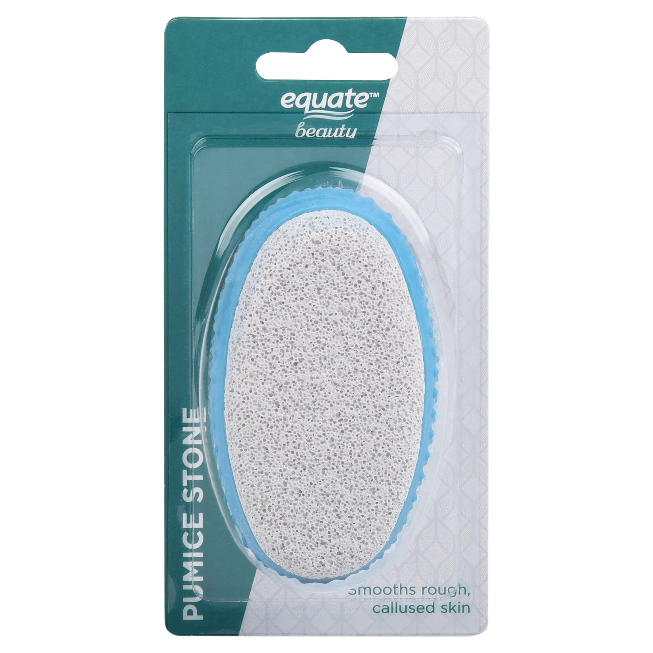 Equate Beauty Oval-Shaped Foot Pumice Stone With Grip Massager