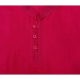 thumbnail image 6 of Atasi Casual Half Sleeves Men's Cotton Mandarin Collar Shirt Tunic-XXX-Large, 6 of 6