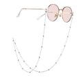 thumbnail image 3 of Miangastore Chaîne de Lunettes pour Femmes Perles Rondes Argentées Style Littéraire Lot de 1 pour Randonnée, 3 of 8