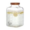 thumbnail image 3 of Hometrends Clear Embossed Dispenser with PP Spigot, 3 of 8