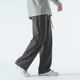 thumbnail image 5 of Nuevos pantalones informales para hombre, pantalones de chándal rectos de pierna ancha 65% de tela de algodón para exteriores, pantalones holgados largos suaves neutros de alta calidad, 5 of 5
