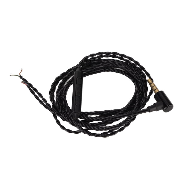 Cable de repuesto para auriculares, cable de repuesto para auriculares, cable de cobre semiactualizado para auriculares, cable de repuesto para auriculares, estética elegante
