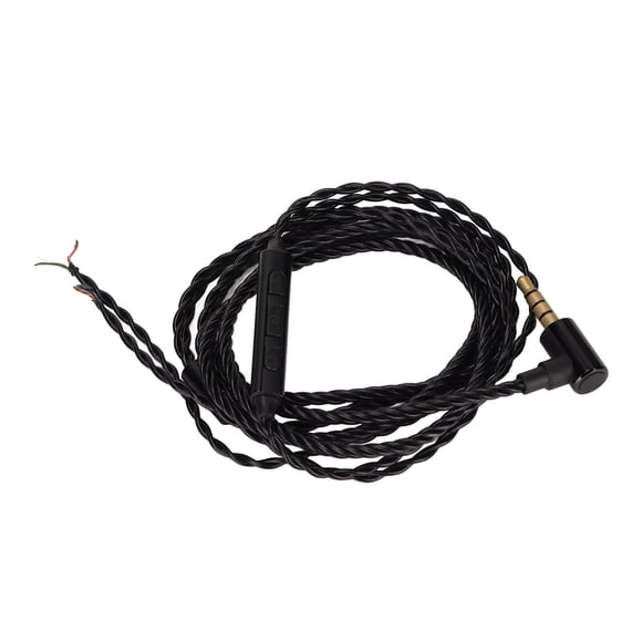 Cable de repuesto para auriculares, cable de repuesto para auriculares, cable de cobre semiactualizado para auriculares, cable de repuesto para auriculares, estética elegante