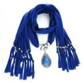 thumbnail image 2 of tredstone Longue Foulard Châle Pendentif en Résine avec Petits Strass pour Femme Collier Foulard avec Pendentif, 2 of 6