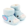 thumbnail image 5 of Otqutp Toddler Outdoor Shoes&nbsp;0-12 Months Baby Boys Girls Winter Boots Baby Sneakers Cute Animal Shoes Walking Warm Shoes First Walking Boots(Blue,3-6 Months), 5 of 7