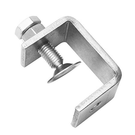 

4X Stainless Steel C Clamps Tiger Clamp For Mounting U Clamps Small Desk Clamp