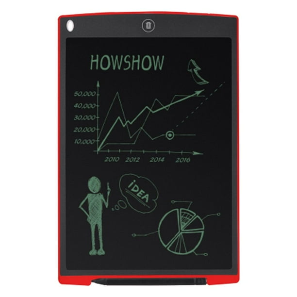 Portátil de 12 pulgadas Digital LCD escritura a mano dibujo tableta tablero gráfico Bloc de notas alfombrilla de ratón para niños enseñanza temprana seitruly DZ3818-03B