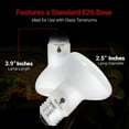 thumbnail image 2 of Bombillas Basking Light de 50 W, paquete de 4 bombillas Bluex para reptiles, 2 of 7