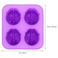 thumbnail image 4 of 1pc jabón de silicona molde de silicona chocolate galleta pudín jalea hielo cubo bricolaje molde, 4 of 5