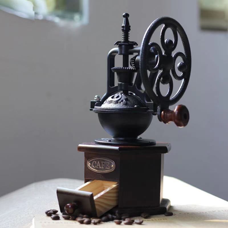 Moulin à café manuel de manivelle de fonte de moulin à café manuel