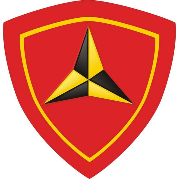 3.8 Inch USMC 3rd Division " Vinyl Transfer Decal