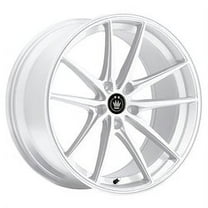 1 Konig 18x8 5X4.50  45 37W Oversteer White Wheel Rim