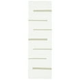 thumbnail image 5 of SAFAVIEH Montauk Oswald Geometric Striped Cotton Area Rug, Light Green/Ivory, 6' x 9', 5 of 10