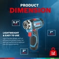 thumbnail image 2 of Bosch 5-In-1 Drill/Driver with Flexiclick System & 12 Volt 2.0 Ah Batteries, 2 of 12