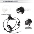 thumbnail image 4 of Unique Bargains Rear Left ABS Wheel Speed Sensor for Toyota RAV4 2014-2018 ABS Sensor Anti-lock Braking System Sensor No.89546-48070 1 Pcs, 4 of 7