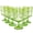 green, variant on Yongzhenlite Set of 6 Ice Carving Hammered Texture Wine Glasses, 11-Ounce Acrylic Plastic, BPA-Free, Dishwasher Safe, Colored & Clear Available