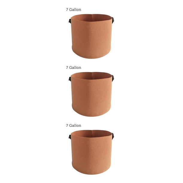 Matsuzay Bolsas para cultivo de plantas de jardín de 1/2/3/5/7 galones, maceta para flores y verduras, maceta para jardín de patatas, bolsa para cultivo Type3 NO3 Matsuzay CBP060951