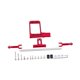 thumbnail image 3 of Servo Mount 1/10 RC Reemplazo de rastreadores Piezas de bricolaje Profesional Kit de cilindro de dirección hidráulica completa para accesorios Rojo, 3 of 10