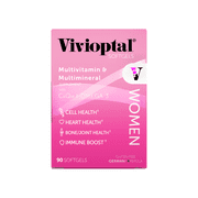 Vivioptal Women, 90 Softgels, Multivitamin & Multimineral Supplement, CoQ10 & Omega 3, Gluten Free, German Formula
