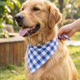 thumbnail image 3 of Adjustable Pet Bandana Bib for Dogs and Cats, Soft Triangle Scarf for Drooling and Eating, Stylish Pet Accessory for Daily Wear, Holidays, and Parties, 3 of 4