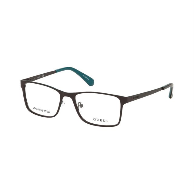 Anteojos Rectangulares Guess GU-1940-049 Metal Marrón Oscuro Mate