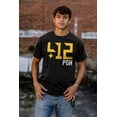 thumbnail image 5 of 412 Pittsburgh Pennsylvania Area Code Men's Graphic T Shirt Tees Brisco Brands S, 5 of 6