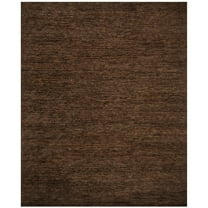 SAFAVIEH Organic Frazier Striped Braided Jute Area Rug, Brown, 4' x 6'