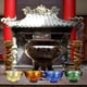 thumbnail image 4 of Juego de 4 vasos para agua bendita, cuenco para ofrendas budistas, 4 of 8
