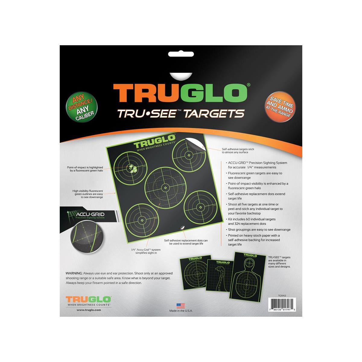 Truglo Target 5-Bull 12X12