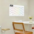 thumbnail image 6 of 2025 Yearly Schedule Monthly Journal Large Planner Calendar - Big Note Sections, Durable & Stylish, Easy to Use for Task Planning, Perfect Wall Calendar for Home Office Organization Multicolor, 6 of 6