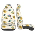 thumbnail image 5 of Haiem Travel Elements Printed Car Seat Covers Set of 2, Universal Fit Car Seat Covers,Protective Seat Covers,Comfortable Car Seat Covers, Easy Installation Seat Covers, 5 of 9