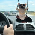 thumbnail image 5 of Bdday Halloween Ornaments Puppy Car Accessories Rearview Mirror Car Decoration Car Pendant Cute Puppy Decoration Small Fresh Jewelry, 5 of 6
