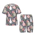 thumbnail image 1 of Balery Llamas Conjunto de Pijama Infantil de Manga Corta con Estampado – Ropa de Dormir de Algodón Suave-Small, 1 of 6