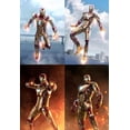 thumbnail image 5 of OVONNI 7 Inch Ironman MK42 Action Figure,Exquisite Painting Collectible Figure with Lots of Accessories (1/10 Scale), 5 of 7
