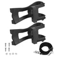 thumbnail image 4 of Correas de plástico negras ajustables para pedales de bicicleta, clip antideslizante para dedos del pie, cinturón, accesorio para bicicleta, 4 of 10