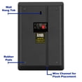 thumbnail image 4 of Acoustic Audio SLM1B Mountable On Wall Slim Speakers Home Theater Wired 3 Pair Pack, 4 of 6