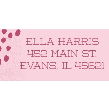 Festive Cut Paper Personalized Address Label